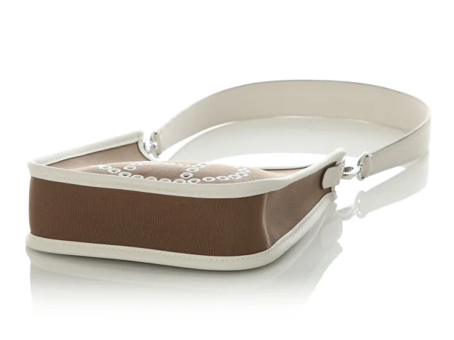 Hermès Etoupe Toile Neo Evelyne 16 in Taupe Leather from Ann's Fabulous Finds, photo 7 of 11