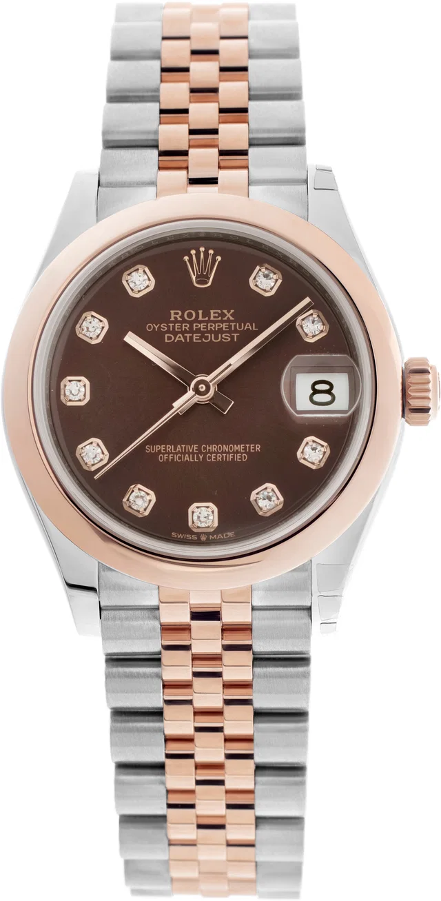 Unused Rolex Datejust 31mm 278241 in Rose Gold, Stainless Steel from Gray And Sons