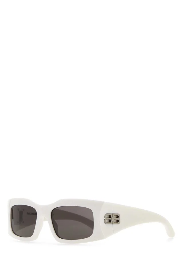 Balenciaga 751432t0007 Acetate Rectangle Frame Sunglasses — White in White from HEWI