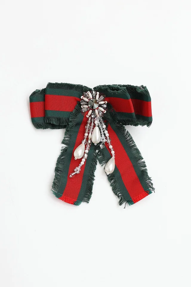 Gucci Embellished Bow Brooch from VSP Consignment