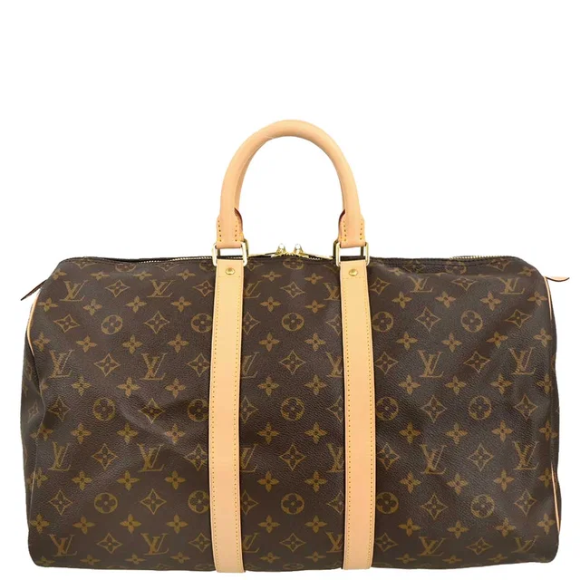 Louis Vuitton 2019 Monogram Keepall 45 Travel Duffle Handbag M41428 in Coated canvas from AMORE Vintage Tokyo