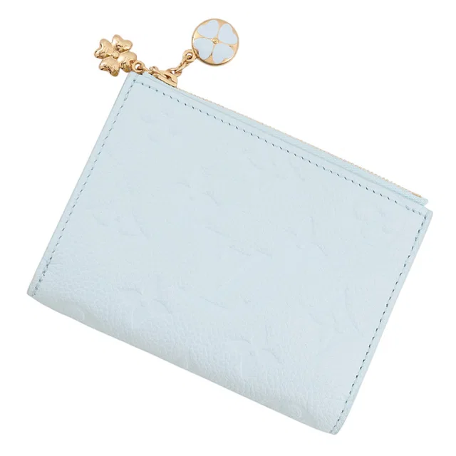Louis Vuitton Portefeuille Lisa Light BlueM28049 Monogram Empreinte Leather in Leather from GALLERY RARE