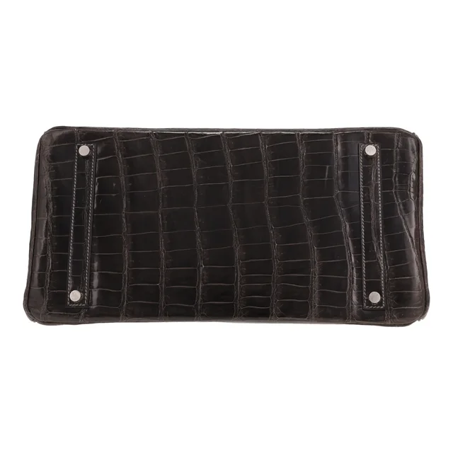 Hermès Birkin 35 cm handbag in Grey Crocodile from Collector Square, photo 3 of 6