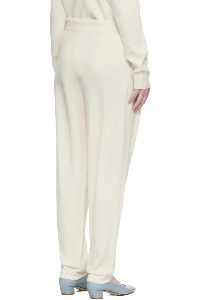 LISA YANG Off-White 'The Jo' Lounge Pants, photo 3 of 3 from SSENSE
