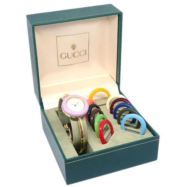Gucci 11/12.2 Change Bezel Chameleon Quartz Watch SS from AMORE Vintage Tokyo