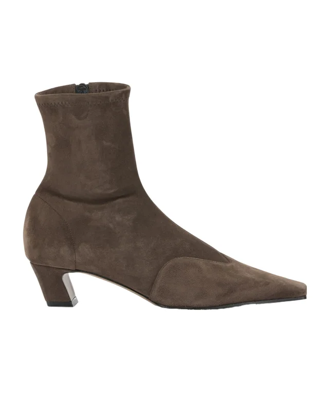 Khaite Nevada Square Toe Zipped Ankle Boots from SENSER, photo 1 of 1