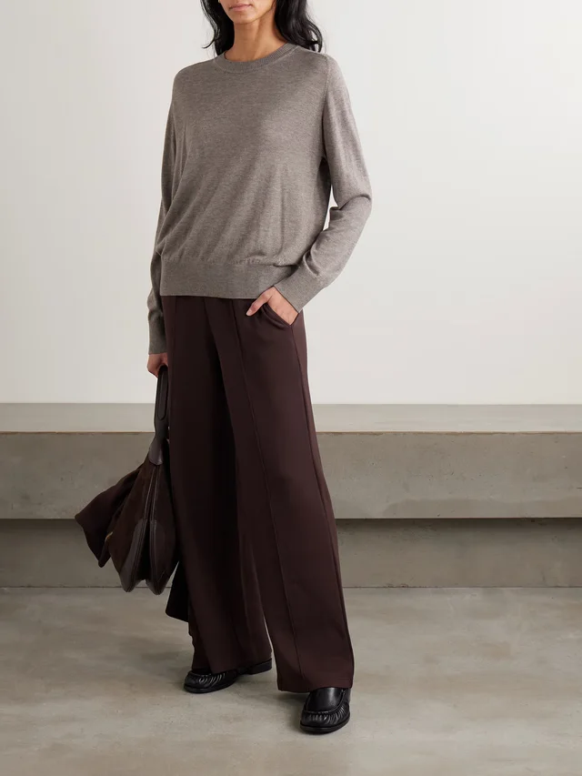 VARLEY Fincham knitted sweater in Brown, photo 2 of 2 from NET-A-PORTER (Canada)
