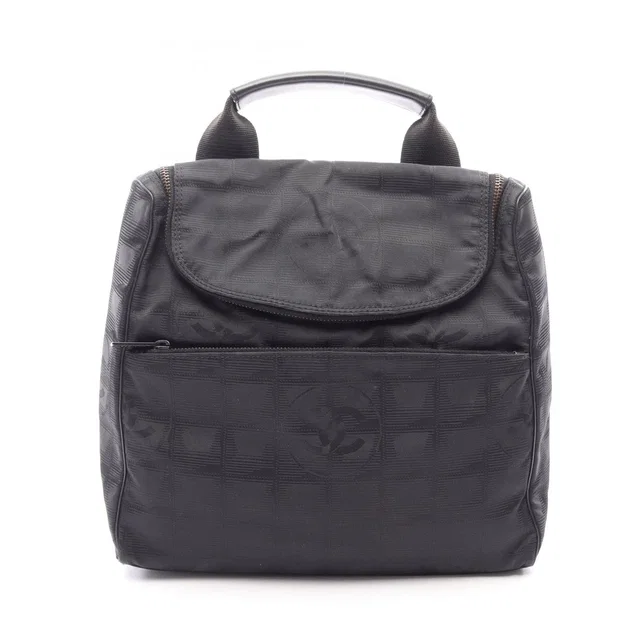 Chanel Backpack New Travel Line Black Leather in Black Leather from The Reluxe