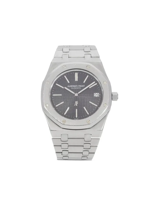 Audemars Piguet 1976 pre-owned Royal Oak 36mm - unisex - stainless steel/Sapphire Crystal - One Size - Grey in gray from Farfetch