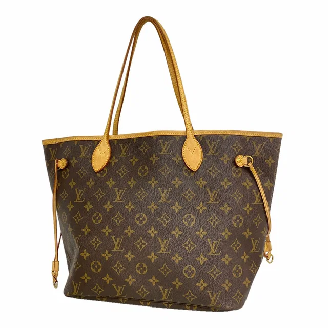 Louis Vuitton Tote Bag Monogram Neverfull MM Brown in Brown from The Reluxe