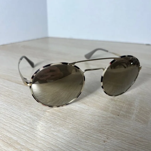 Prada Spr51s Uao-1c0 Sunglasses Beige Tortoise Silver Read Desc 54-22-135 in gray|silver from Poshmark