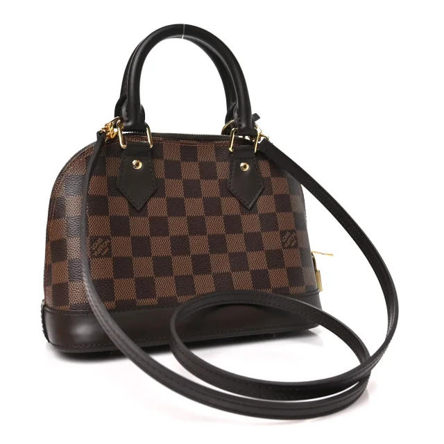 Louis Vuitton Damier Ebene Alma BB in Brown Coated canvas from FASHIONPHILE, photo 2 of 10