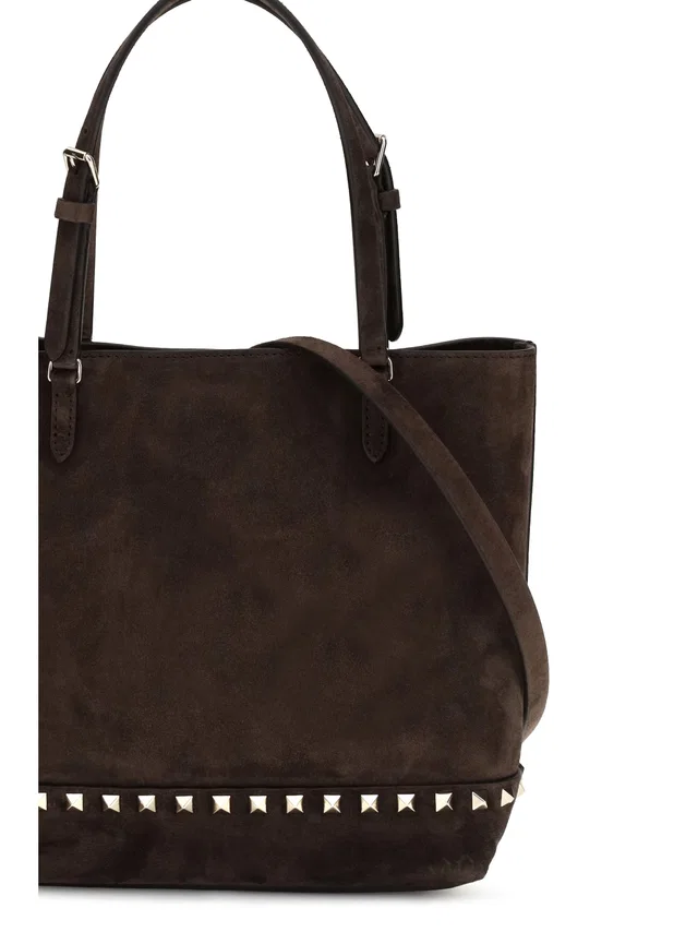 Valentino Garavani Tote Bag — Brown Calf Leather in Brown Calfskin from HEWI