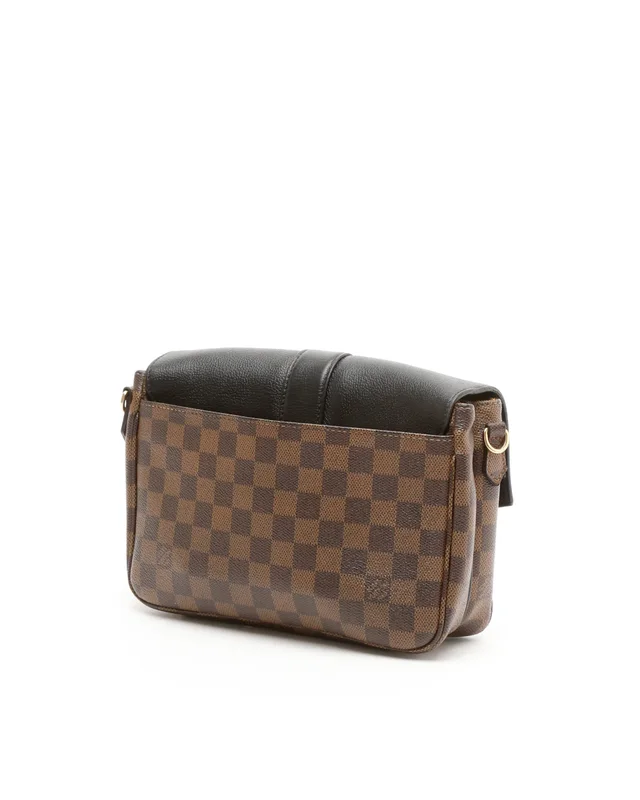 Louis Vuitton Damier Ebene Clapton in Brown Denim from A Retro Tale, photo 3 of 9