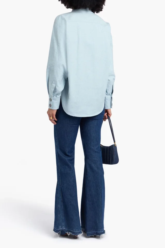 Zimmermann Donegal Cotton and Silk-Blend Shirt Jacket, photo 3 of 4 from THE OUTNET