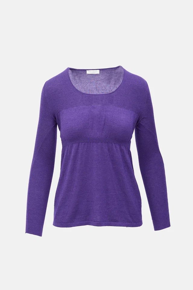 Brunello Cucinelli Cashmere & Silk Sweater in Silk from VSP Consignment