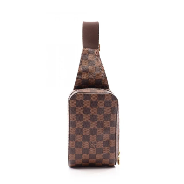 Louis Vuitton Waist Bag Damier Geronimos Ebene in Brown Coated canvas from The Reluxe