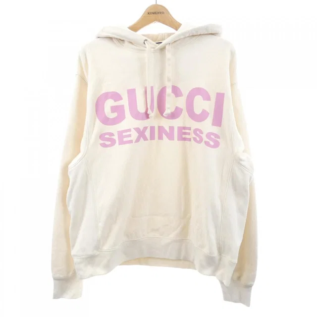 Gucci Hoodie Beige in Beige from The Reluxe