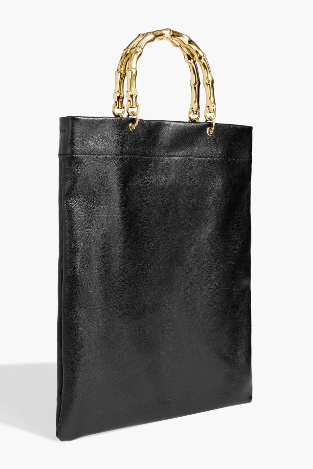 Jil Sander Leather Tote Bag in Black, photo 3 of 6 from THE OUTNET