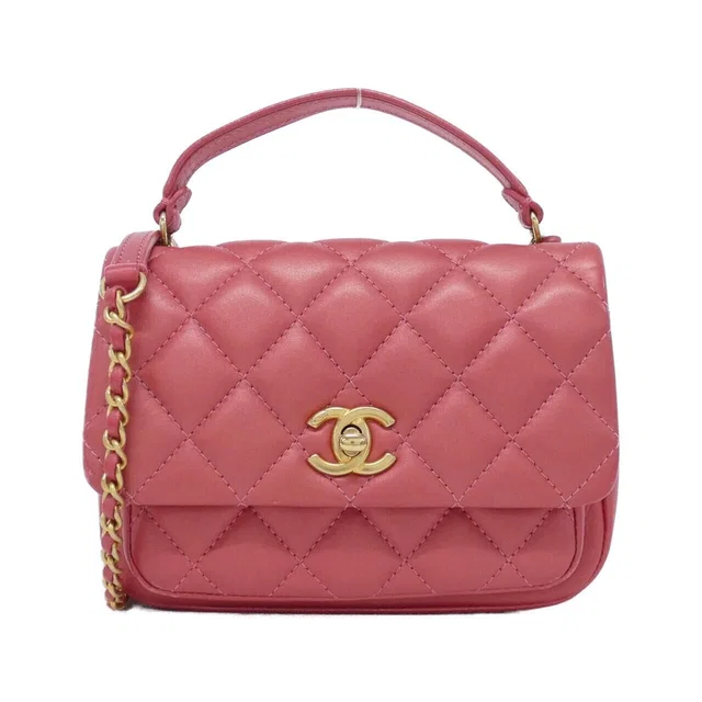 Chanel Bag Handbag Pink in Pink Togo leather from The Reluxe