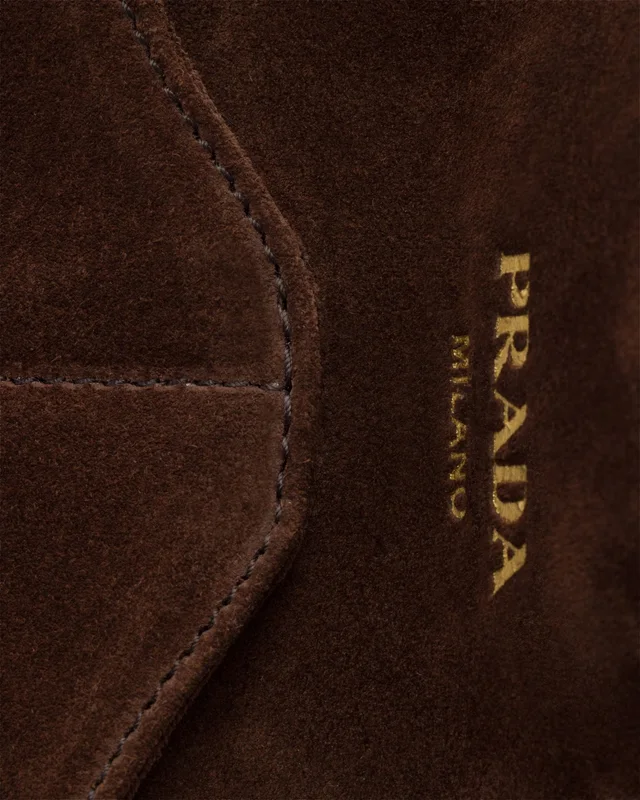 Prada Allusion large suede bag, photo 5 of 6 from SENSER