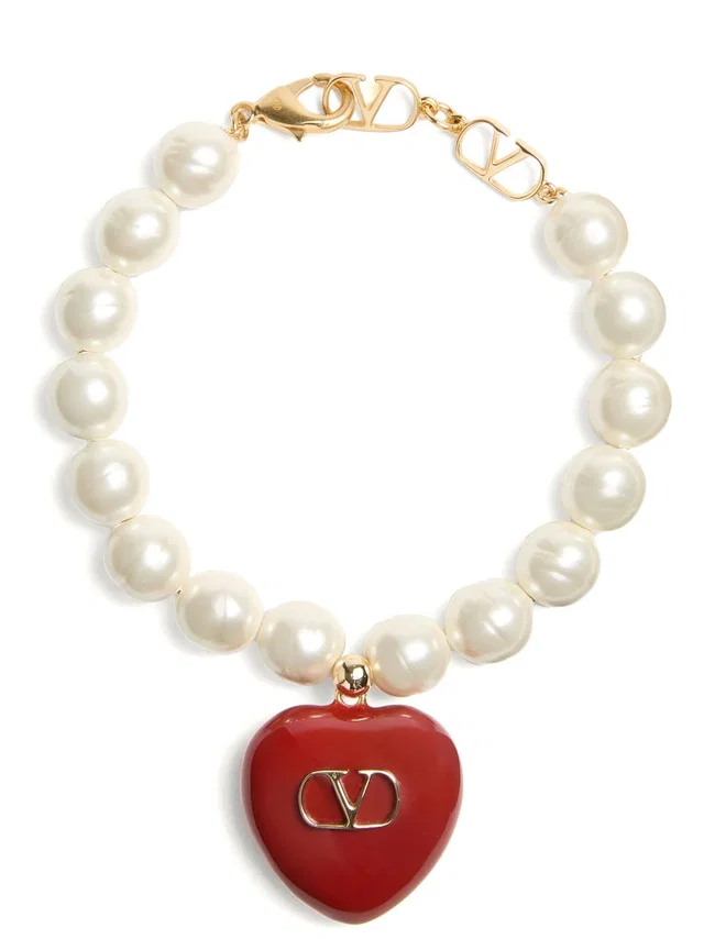 Valentino Garavani Bracelet — White Metal Bracelets in White from HEWI