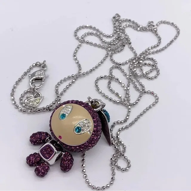 Swarovski Crystal Erika Purple Pave Wings Of Fantasy Necklace in purple from Poshmark