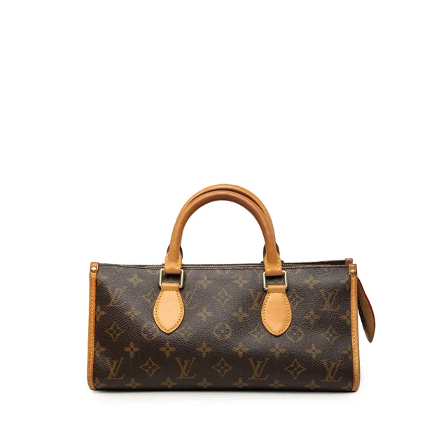 Brown Louis Vuitton Monogram Popincourt Handbag in Brown Coated canvas from Designer Revival