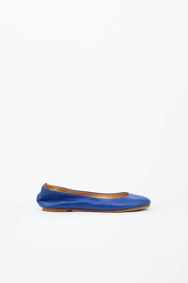 Maison Margiela Leather Ballet Flat in Leather from VSP Consignment