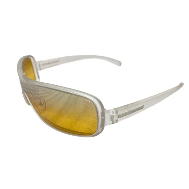 Prada Sunglasses Brown Yellow Eyewear in Brown from The Reluxe