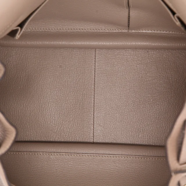 Hermès Jypsiere 34 cm shoulder bag in Grey Togo leather from Collector Square, photo 5 of 5