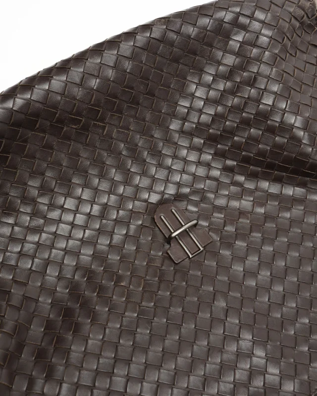 Bottega Veneta Peforated Intrecciato Briefcase in Woven leather from A Retro Tale, photo 6 of 9