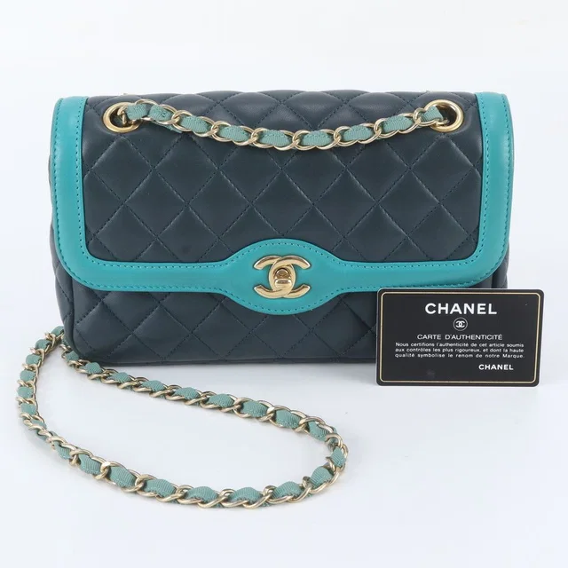 Chanel Card Quilted Leather 2-Way Shoulder Bag in Leather from The Reluxe