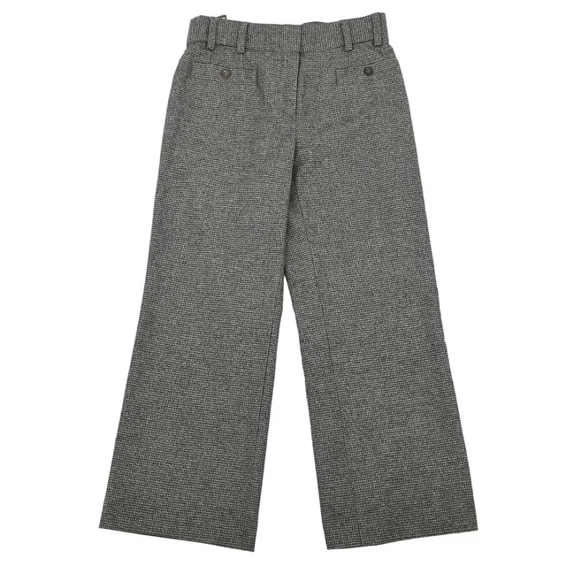 Chanel 2005 Long Pants Gray #38 in Grey Wool from AMORE Vintage Tokyo