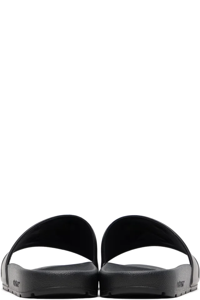 Off-White Black Arrow Slide Sandals, photo 2 of 5 from SSENSE