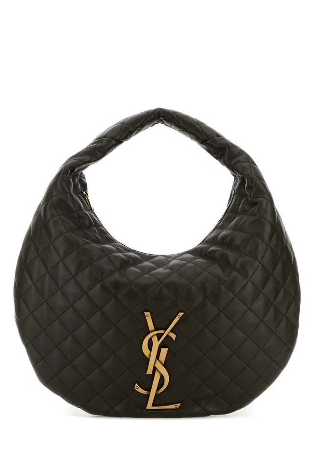 Saint Laurent Icare Hobo Bag — Black in Black Nappa leather from HEWI