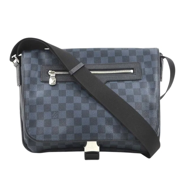 Blue Louis Vuitton Damier Cobalt Matchpoint Messenger Crossbody Bag in Blue Canvas from Designer Revival