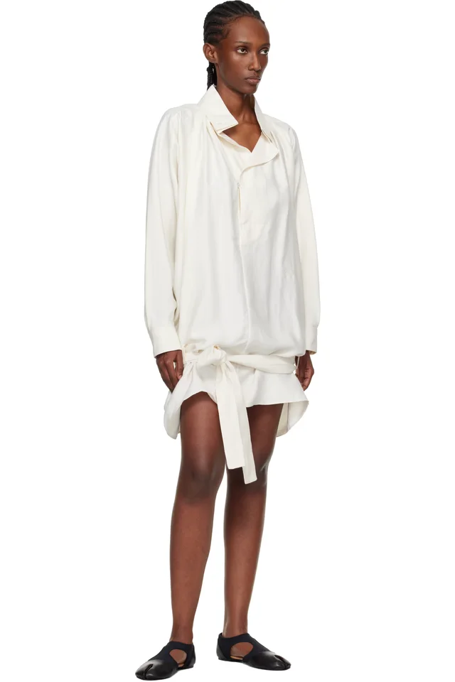 Off-White Kenzo Paris Oversized Blouse Minidress, photo 4 of 4 from SSENSE