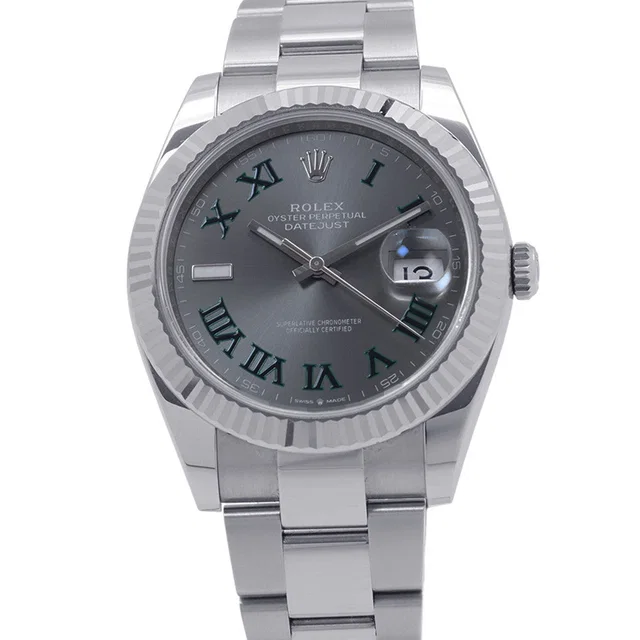 Rolex Datejust 41 W41mm Stainless Steel K18WG Slate Dial126334 from GALLERY RARE