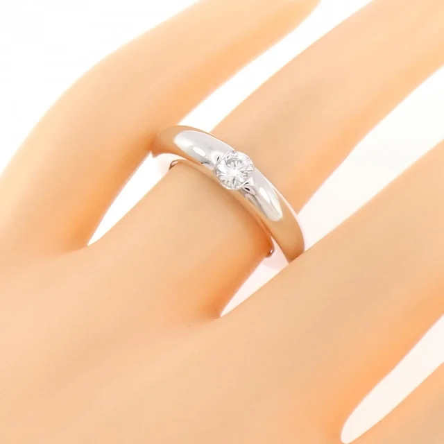 Cartier Ellipse 750 White Gold Diamond Ring Size 10 in White from LuxUness, photo 2 of 2