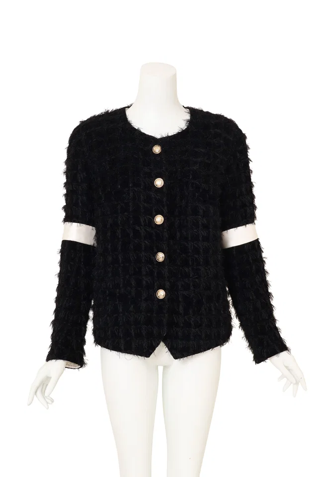 Chanel 2020 F/W Eyelash Tweed Jacket in Tweed from Recess LA