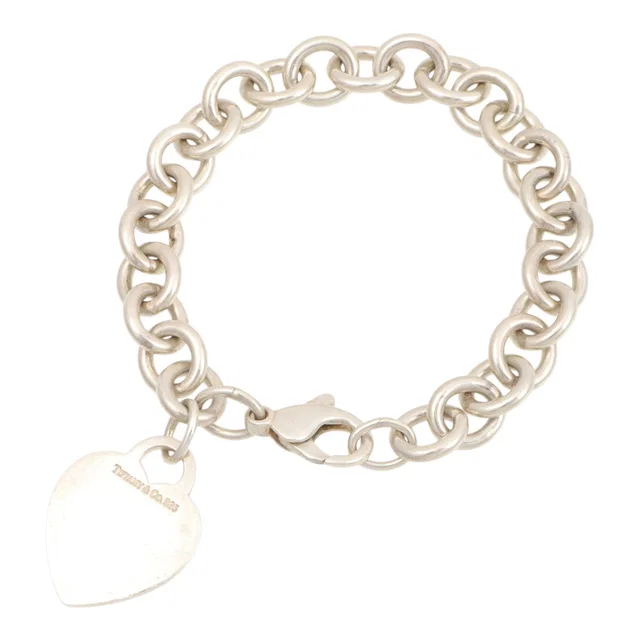 Tiffany & Co. SV925 Return to Heart Bracelet Silver in Silver from VINTAGE QOO TOKYO