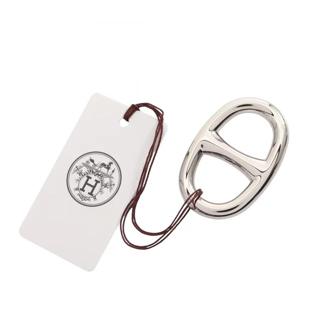 Hermès Chaine D'ancre Scarf Ring, Metal Accessory, Women's, Silver Tone in silver|gray from Poshmark