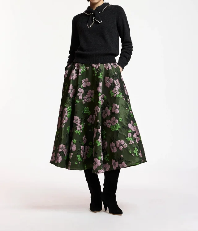 Essentiel Antwerp faux pearl-embellished tie-detail sweater, photo 4 of 6 from SENSER