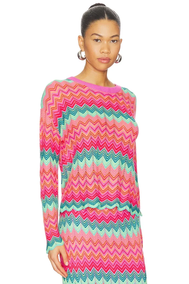 BEACH RIOT Beach Sweater in Strawberry, photo 2 of 4 from REVOLVE (Canada)