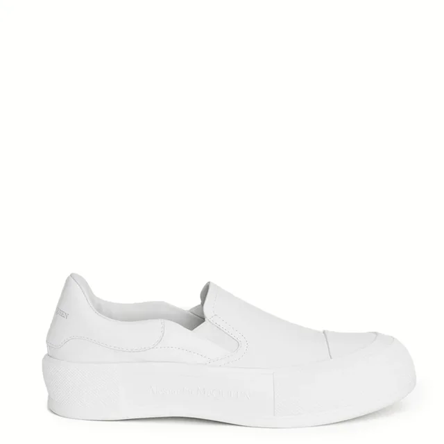 Alexander McQueen Deck Plimsoll Sneakers, Optic White from Cultstatus, photo 1 of 1