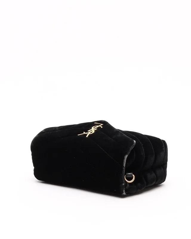 Saint Laurent Loulou Toy Shoulder Bag in Velvet from A Retro Tale, photo 5 of 10