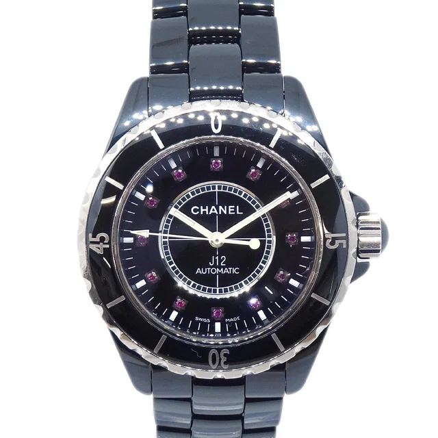 Chanel Ref.H1635 J12 Self-winding 39mm Watch Ceramic Ruby in Ceramic from AMORE Vintage Tokyo