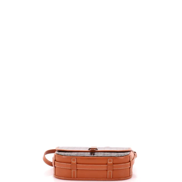 Goyard Belvedere II Messenger Bag Coated Canvas PM in brown|red Coated canvas from Rebag, photo 4 of 7