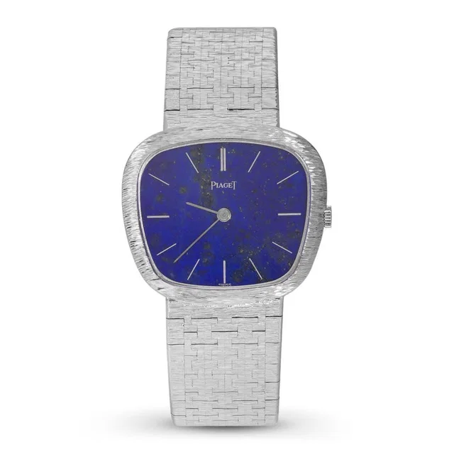 Piaget Vintage Blue Dial Ladies Watch 9465 A6 in blue|gold|white from Jomashop.com